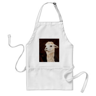 White Llama Standard Apron