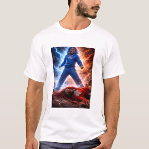 White Loot Vs Moody T-Shirt For Men