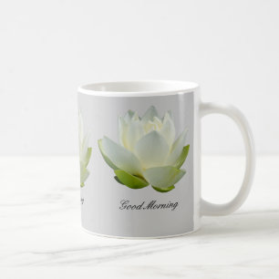 White Lotus flower mugs