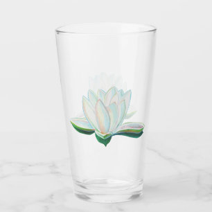 White Lotus Illustration   Glass