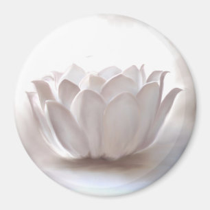 White Lotus Magnet