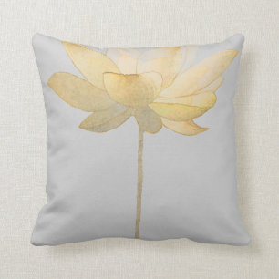 White Lotus Pillow