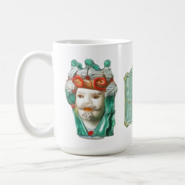 WHITE LOTUS RESORT & SPA-SICILY-FARO & WIFE MUG (Left)