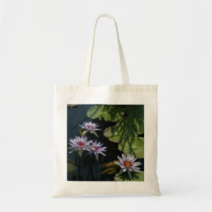 White Lotus Waterlilies tote bag
