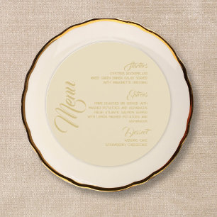 White Lotus Wedding Menu