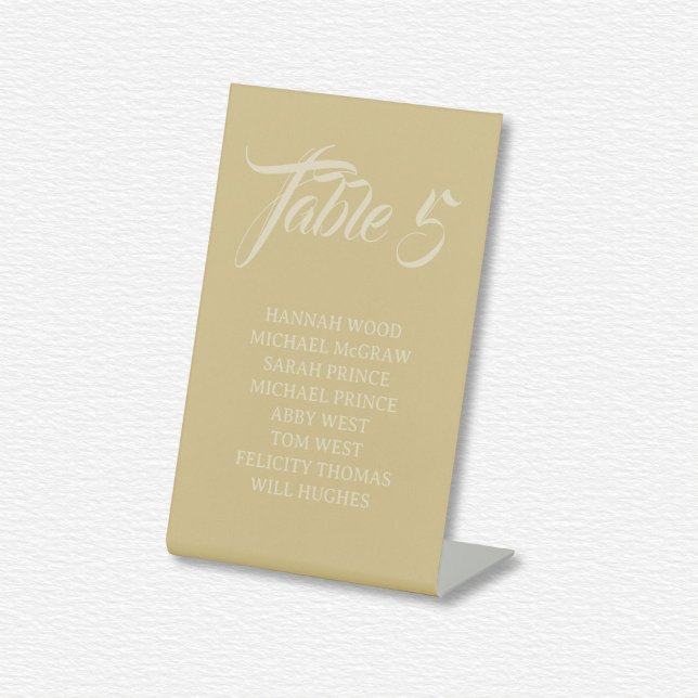 White Lotus Wedding Table Number  Pedestal Sign (Creator Uploaded)