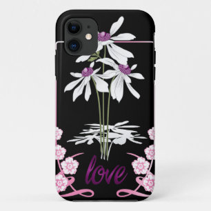 White Love Daisies iPhone 11 Case