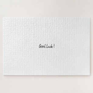 white luck jigsaw puzzle