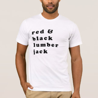 white lumberjack plaid T-Shirt