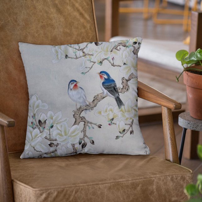 White Magnolia  Cushion (Creator Uploaded)