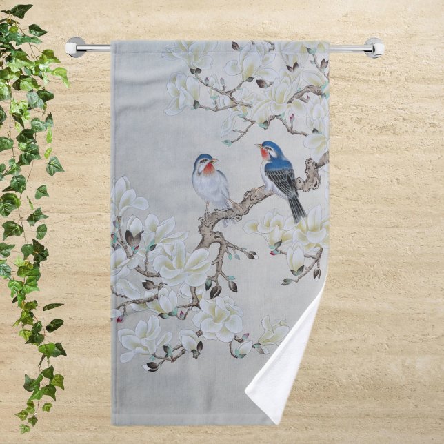 White Magnolia  Hand Towel (Creator Uploaded)