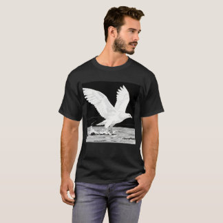 White Majesty: Eagle Over Water T-Shirt