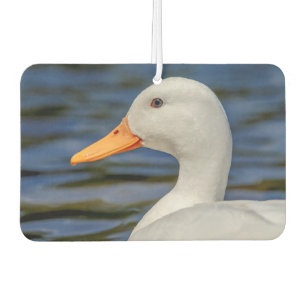 White Mallard Duck Car Air Freshener