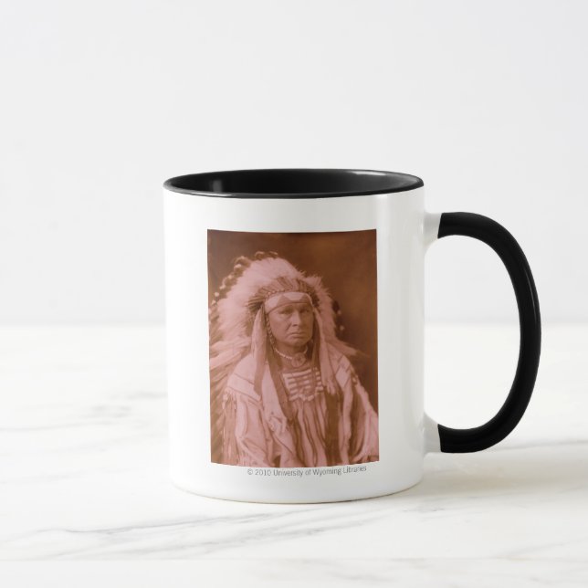 White Man Runs Him - Crow Mug (Right)