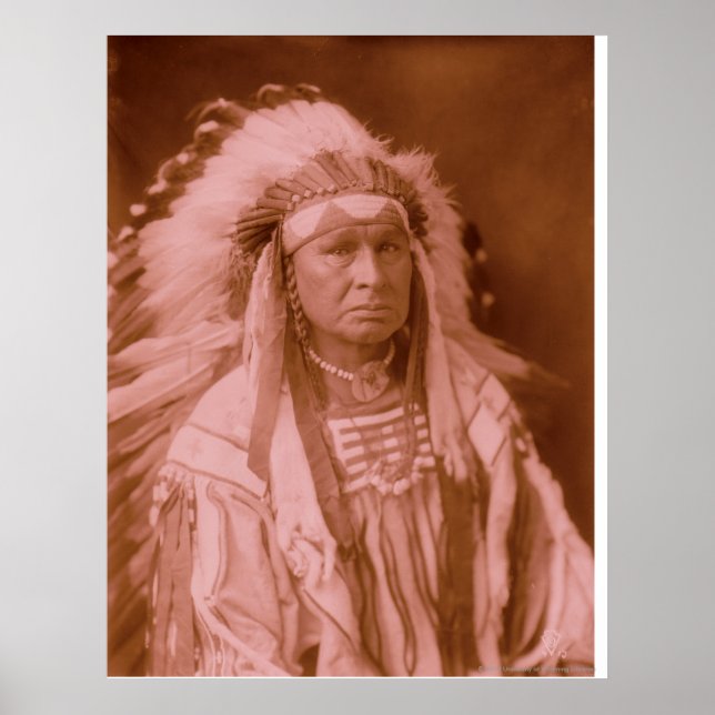 White Man Runs Him - Crow Poster (Front)