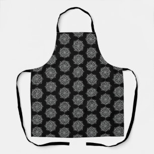 White Mandala Apron