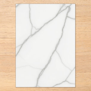 White Marble Acrylic Invitations