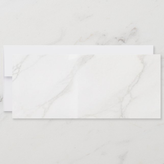 White Marble Announcement (Front)