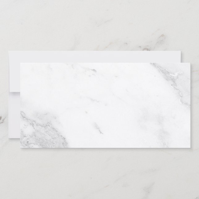 White Marble Announcement (Front)