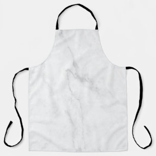 White Marble Apron