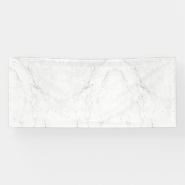  White Marble Banner (Horizontal)