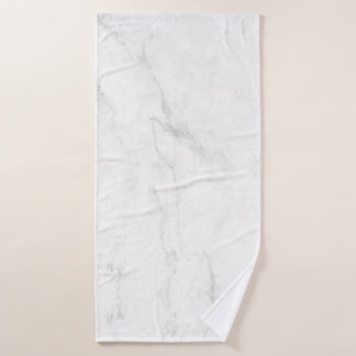 White Marble Bath Towel