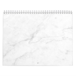 White Marble Calendar