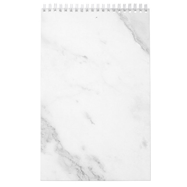 White Marble Calendar (Cover)