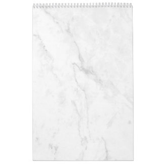 White Marble Calendar
