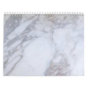 White Marble Calendar