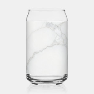 White Marble Can Glass