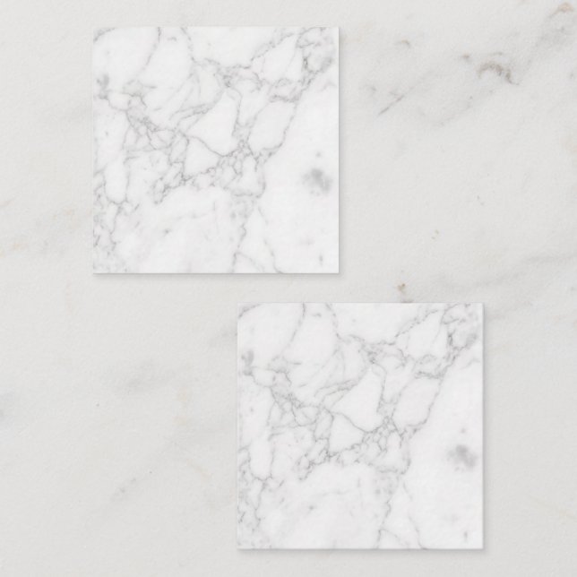 White Marble Card (Front/Back)