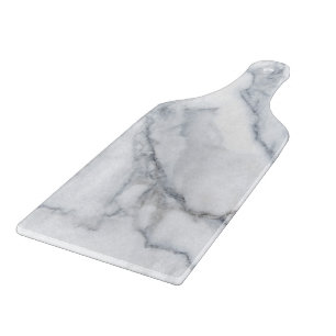 White Marble Carrara Calacatta Texture Cutting Board