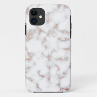 White Marble Carrara Rose Gold Glitter Texture