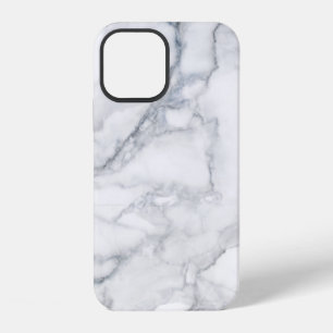White Marble Carrara Texture iPhone 12 Case