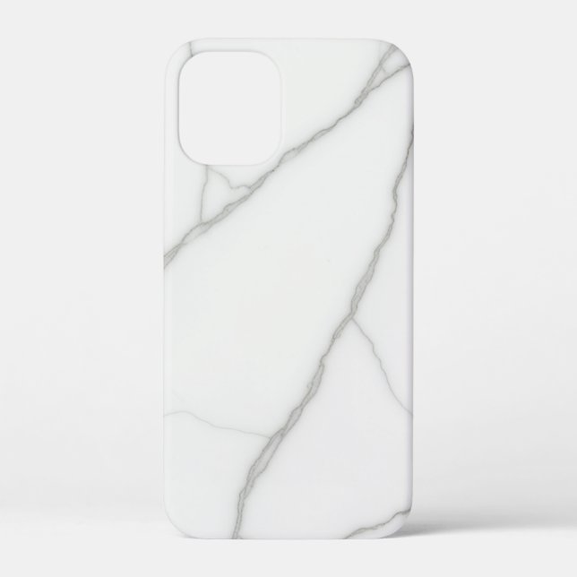 White Marble Case-Mate iPhone Case (Back)