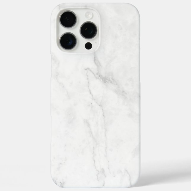  White Marble Case-Mate iPhone Case (Back)