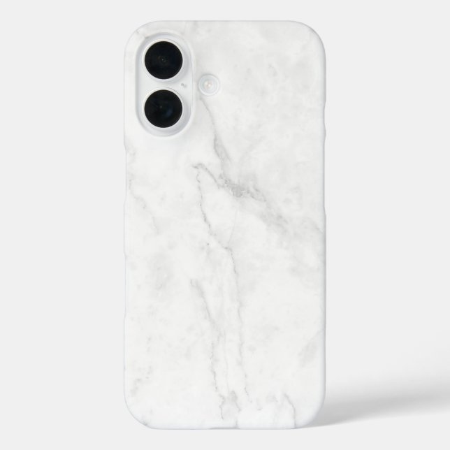  White Marble Case-Mate iPhone Case (Back)