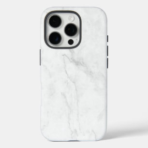 White Marble iPhone 16 Pro Case