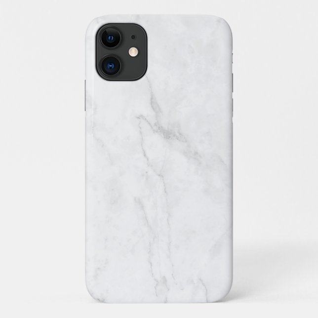 White Marble Case-Mate iPhone Case (Back)