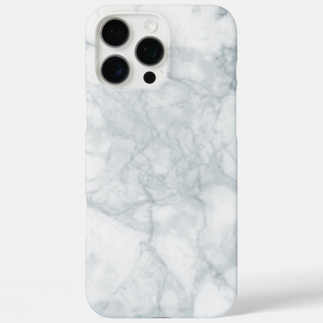 White Marble Case-Mate iPhone Case (Back)