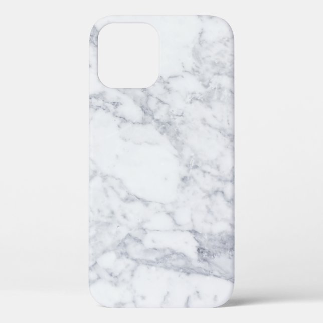 White Marble Case-Mate iPhone Case (Back)