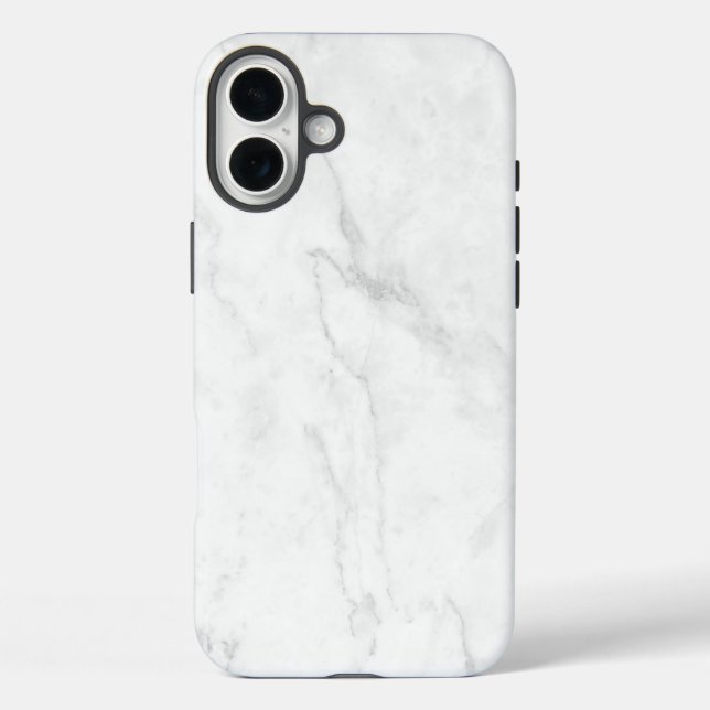  White Marble Case-Mate iPhone Case (Back)