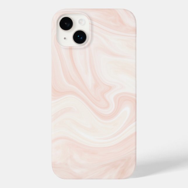 White Marble Case-Mate iPhone Case (Back)