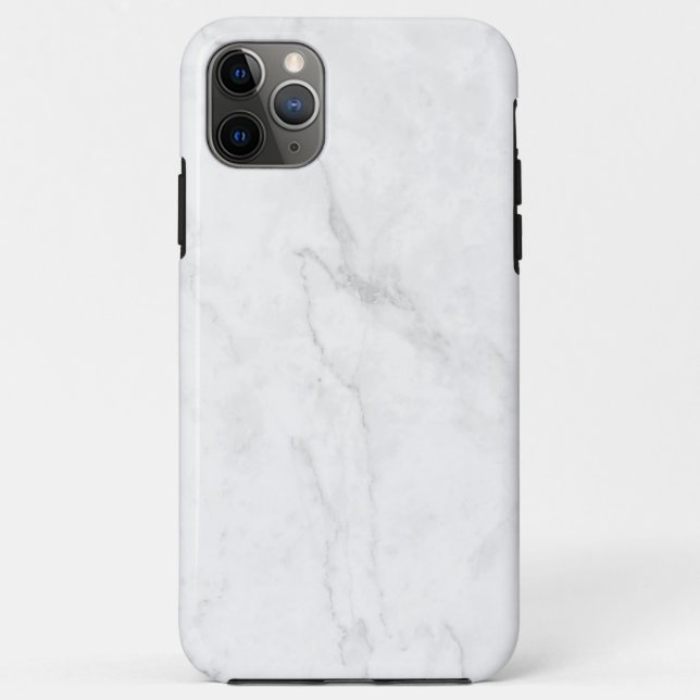 White Marble Case-Mate iPhone Case (Back)