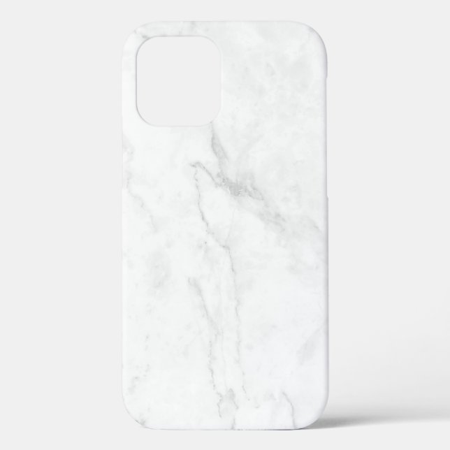 White Marble Case-Mate iPhone Case (Back)