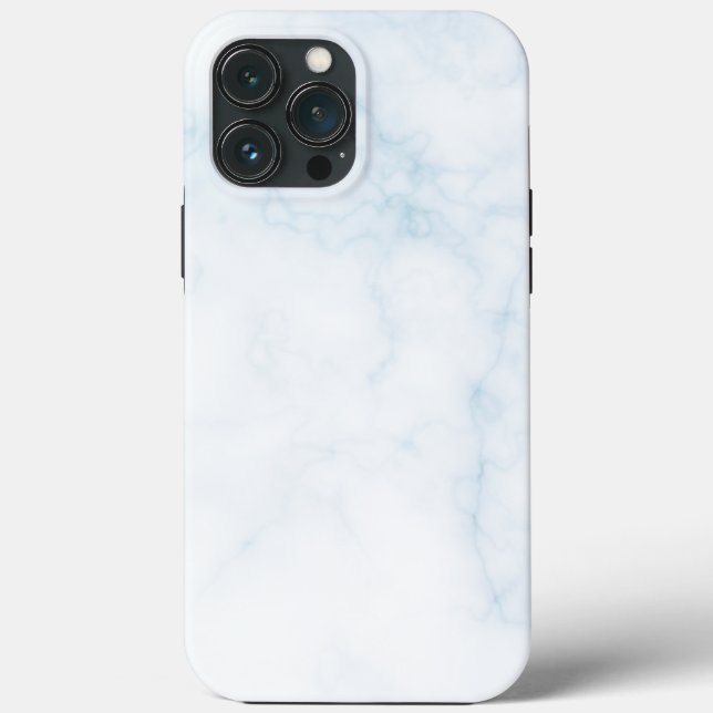White Marble Case-Mate iPhone Case (Back)