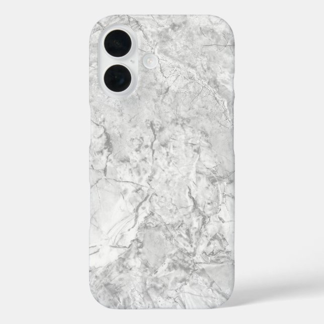 White Marble Case-Mate iPhone Case (Back)