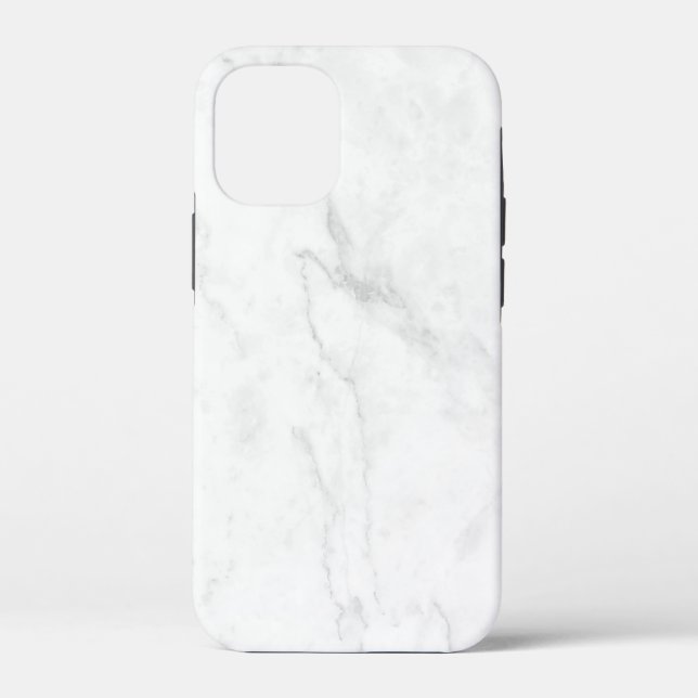 White Marble Case-Mate iPhone Case (Back)