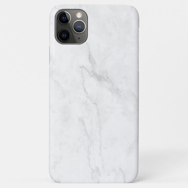 White Marble Case-Mate iPhone Case (Back)